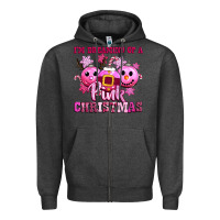 Charcoal Heather iam dreaming of a christmas Zipper Hoodie - CowGirlArtShop