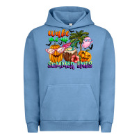 Pigment Pebble Blue With God All Things Are Possible Summer Urban Hoodie - CowhideDigitalArt