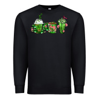 Black Cactus Lover Cactus Coffee Cups Premium Sweatshirt - FaDigitalArtStudio