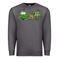 Charcoal Heather Cactus Lover Cactus Coffee Cups Premium Sweatshirt - FaDigitalArtStudio