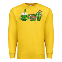 Lemon Cactus Lover Cactus Coffee Cups Premium Sweatshirt - FaDigitalArtStudio
