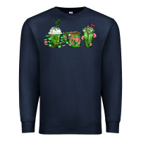 Navy Cactus Lover Cactus Coffee Cups Premium Sweatshirt - FaDigitalArtStudio