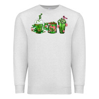 Oatmeal Heather Cactus Lover Cactus Coffee Cups Premium Sweatshirt - FaDigitalArtStudio
