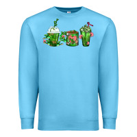 Ocean Blue Cactus Lover Cactus Coffee Cups Premium Sweatshirt - FaDigitalArtStudio