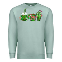 Seafoam Cactus Lover Cactus Coffee Cups Premium Sweatshirt - FaDigitalArtStudio