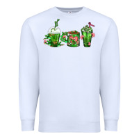 White Cactus Lover Cactus Coffee Cups Premium Sweatshirt - FaDigitalArtStudio