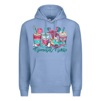 Colony Blue nicu neonatal nurse coffee cups Premium Hoodie - OliviaCreatesArt