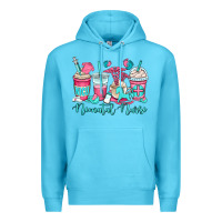 Ocean Blue nicu neonatal nurse coffee cups Premium Hoodie - OliviaCreatesArt