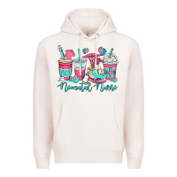 Pale Pink nicu neonatal nurse coffee cups Premium Hoodie - OliviaCreatesArt