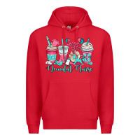 Red nicu neonatal nurse coffee cups Premium Hoodie - OliviaCreatesArt