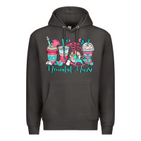 Smoke nicu neonatal nurse coffee cups Premium Hoodie - OliviaCreatesArt