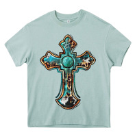 Arona western cross Heavy Core Tee - BarkalooDesign