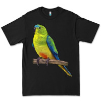 Black Neophema Parrot Premium Tee - LillyAllenDesigns