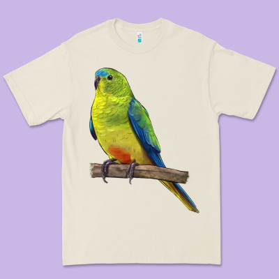 Neophema Parrot Premium Tee Designed By Lillyallendesigns