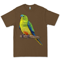 Cacao Neophema Parrot Premium Tee - LillyAllenDesigns