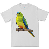 Dove Grey Neophema Parrot Premium Tee - LillyAllenDesigns