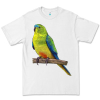 White Neophema Parrot Premium Tee - LillyAllenDesigns