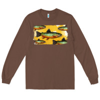 Chestnut Colorado Greenback Cutthroat Trout Fish Long Sleeve Tee - Bettercallsaul