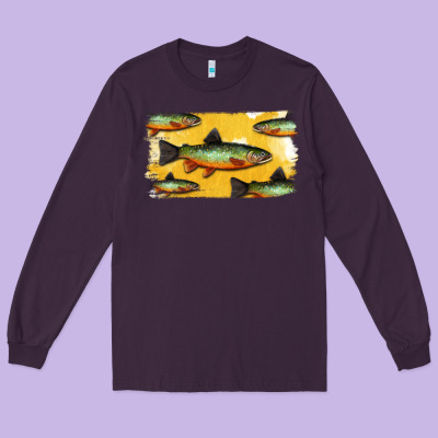 Colorado Greenback Cutthroat Trout Fish Long Sleeve Tee Designed By Bettercallsaul