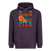 Plum Thick Thighs&Pecan Pies Heavyweight Hoodie - FaDigitalArtStudio