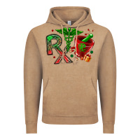 Vintage Coffee rx christmas pharmacy Vintage Hoodie - MaliasSmallBusiness