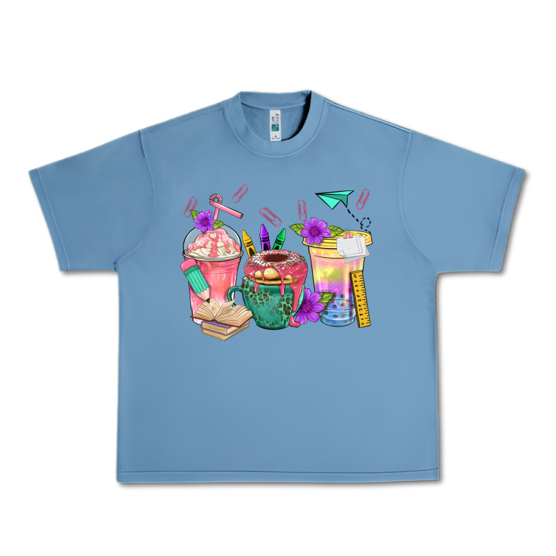 School Girl Coffee Cup Bbs Urban Heavy Tee by BundleAndBundleShop | Teevron