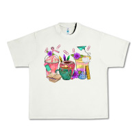 Pistachio School Girl Coffee Cup Bbs Urban Heavy Tee - BundleAndBundleShop