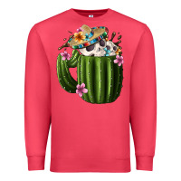 Cardinal Day Of The Dead Mexican Cactus Premium Sweatshirt - FaDigitalArtStudio