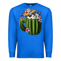 True Royal Day Of The Dead Mexican Cactus Premium Sweatshirt - FaDigitalArtStudio