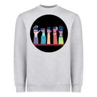 Heather Grey America Heavyweight Sweatshirt - Bettercallsaul