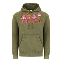 Vintage Olive tis the season Vintage Hoodie - MaliasSmallBusiness