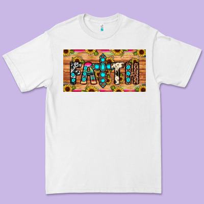 Faith License Plate Premium Tee Designed By Jahusdesignshop
