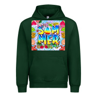 Forest Green summer time Urban Hoodie - CowhideDigitalArt