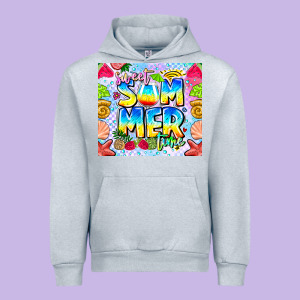 Summer Time Urban Hoodie Designed By Cowhidedigitalart