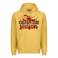 Antique Gold crawfish season Premium Hoodie - OliviaCreatesArt