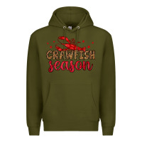 Army Green crawfish season Premium Hoodie - OliviaCreatesArt