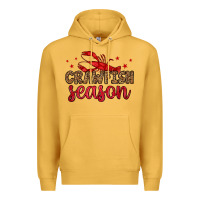 Mustard crawfish season Premium Hoodie - OliviaCreatesArt