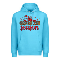 Ocean Blue crawfish season Premium Hoodie - OliviaCreatesArt