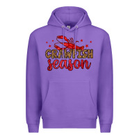 Purple crawfish season Premium Hoodie - OliviaCreatesArt