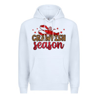 White crawfish season Premium Hoodie - OliviaCreatesArt