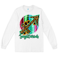 White Sagittarrius Sign of Zodiac Long Sleeve Tee - Bettercallsaul