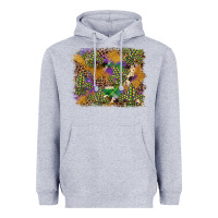 Heather Grey mardi gras plaid purple glitter background Heavyweight Hoodie - FaDigitalArtStudio