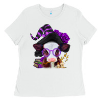 White halloween baby calf Ladies Tee - Jasminsmagicworld