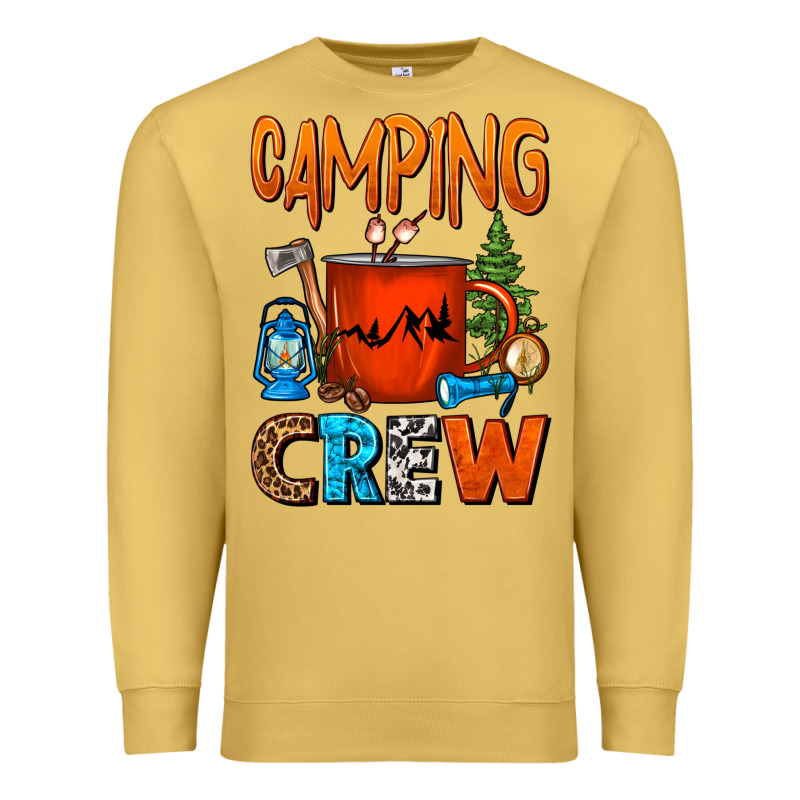 Camping Crew Camper Coffee Mug Premium Sweatshirt by FaDigitalArtStudio | Teevron