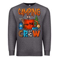 Charcoal Heather camping crew camper coffee mug Premium Sweatshirt - FaDigitalArtStudio