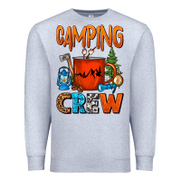 Heather Grey camping crew camper coffee mug Premium Sweatshirt - FaDigitalArtStudio