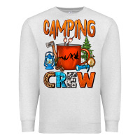 Oatmeal Heather camping crew camper coffee mug Premium Sweatshirt - FaDigitalArtStudio