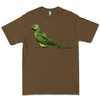 Cacao Ring Necked Parakeet Premium Tee - LillyAllenDesigns