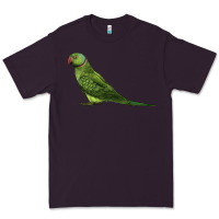 Plum Ring Necked Parakeet Premium Tee - LillyAllenDesigns