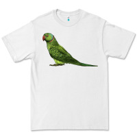 White Ring Necked Parakeet Premium Tee - LillyAllenDesigns